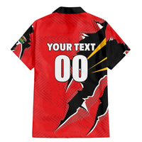 Custom Cricket Guyana Jaguars Family Matching Mermaid Dress and Hawaiian Shirt Go Champion