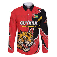 Custom Cricket Guyana Jaguars Family Matching Off The Shoulder Long Sleeve Dress and Hawaiian Shirt Go Champion
