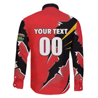 Custom Cricket Guyana Jaguars Family Matching Off The Shoulder Long Sleeve Dress and Hawaiian Shirt Go Champion