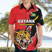 Custom Cricket Guyana Jaguars Hawaiian Shirt Go Champion