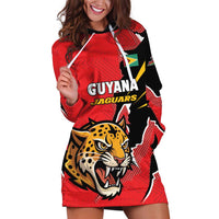 Custom Cricket Guyana Jaguars Hoodie Dress Go Champion