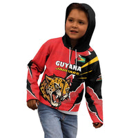Custom Cricket Guyana Jaguars Kid Hoodie Go Champion