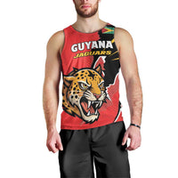 Custom Cricket Guyana Jaguars Men Tank Top Go Champion