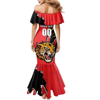 Custom Cricket Guyana Jaguars Mermaid Dress Go Champion