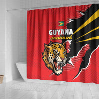 Cricket Guyana Jaguars Shower Curtain Go Champion