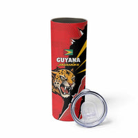 Custom Cricket Guyana Jaguars Skinny Tumbler Go Champion