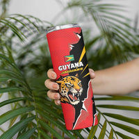 Custom Cricket Guyana Jaguars Skinny Tumbler Go Champion