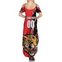 Custom Cricket Guyana Jaguars Summer Maxi Dress Go Champion