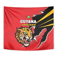 Cricket Guyana Jaguars Tapestry Go Champion