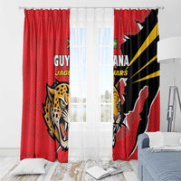Cricket Guyana Jaguars Window Curtain Go Champion