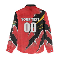 Custom Cricket Guyana Jaguars Women Casual Shirt Go Champion