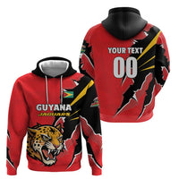 Custom Cricket Guyana Jaguars Zip Hoodie Go Champion