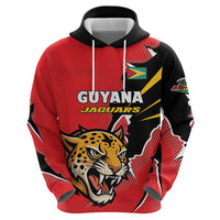 Custom Cricket Guyana Jaguars Zip Hoodie Go Champion