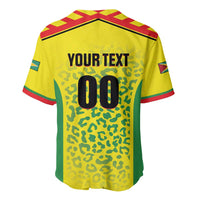 Custom Football Guyana Baseball Jersey Golden Jaguars