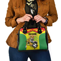 Football Guyana Shoulder Handbag Golden Jaguars