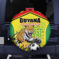 Football Guyana Spare Tire Cover Golden Jaguars