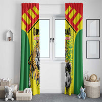 Football Guyana Window Curtain Golden Jaguars