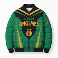 Custom Jamaica 2026 Cricket Kingsmen Bomber Puffer Jacket We Are Tallawah