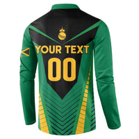 Custom Jamaica 2026 Cricket Kingsmen Button Sweatshirt We Are Tallawah