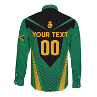 Custom Jamaica 2026 Cricket Kingsmen Long Sleeve Button Shirt We Are Tallawah