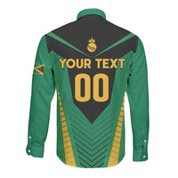 Custom Jamaica 2026 Cricket Kingsmen Long Sleeve Button Shirt We Are Tallawah