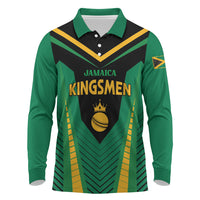 Custom Jamaica 2026 Cricket Kingsmen Long Sleeve Polo Shirt We Are Tallawah