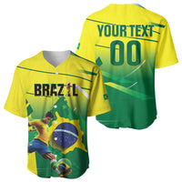 Custom Brazil 2026 World Football Baseball Jersey Selecao Champions