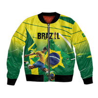 Custom Brazil 2026 World Football Bomber Jacket Selecao Champions