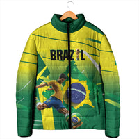 Custom Brazil 2026 World Football Padded Jacket Selecao Champions
