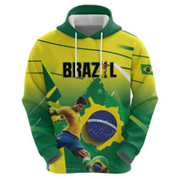 Custom Brazil 2026 World Football Zip Hoodie Selecao Champions