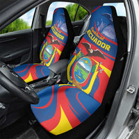 Ecuador Independence Day Car Seat Cover Dios patria y libertad - Wonder Print Shop