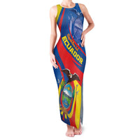 Ecuador Independence Day Family Matching Tank Maxi Dress and Hawaiian Shirt Dios patria y libertad - Wonder Print Shop