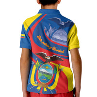 Ecuador Independence Day Kid Polo Shirt Dios patria y libertad - Wonder Print Shop
