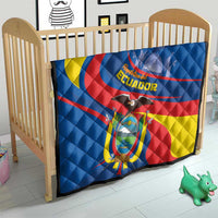 Ecuador Independence Day Quilt Dios patria y libertad - Wonder Print Shop