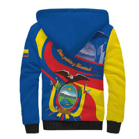 Ecuador Independence Day Sherpa Hoodie Dios patria y libertad - Wonder Print Shop