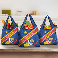 Congo DR Grocery Bag Coat Of Arms Leopard Pattern