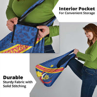 Congo DR Grocery Bag Coat Of Arms Leopard Pattern