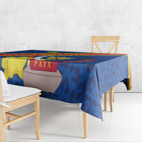 Congo DR Tablecloth Coat Of Arms Leopard Pattern - Wonder Print Shop