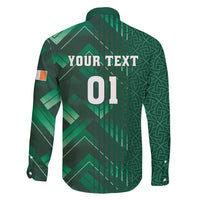 Ireland 2024 Rugby Family Matching Short Sleeve Bodycon Dress and Hawaiian Shirt Irish Shamrock Celtic Cross - Wonder Print Shop