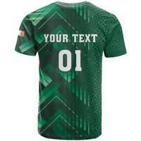 Ireland 2024 Rugby T Shirt Irish Shamrock Celtic Cross - Wonder Print Shop