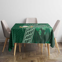 Ireland 2024 Rugby Tablecloth Irish Shamrock Celtic Cross - Wonder Print Shop