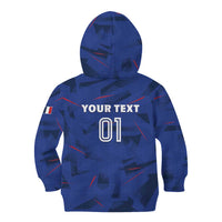 France 2024 Rugby Kid Hoodie Bravo Les Bleus - Wonder Print Shop