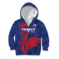 France 2024 Rugby Kid Hoodie Bravo Les Bleus - Wonder Print Shop