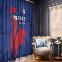 France 2024 Rugby Window Curtain Bravo Les Bleus - Wonder Print Shop