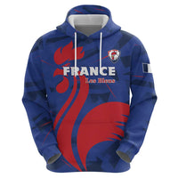 France 2024 Rugby Zip Hoodie Bravo Les Bleus - Wonder Print Shop