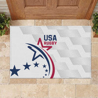 USA 2024 Rugby Rubber Doormat Soar Like an Eagle White Version - Wonder Print Shop