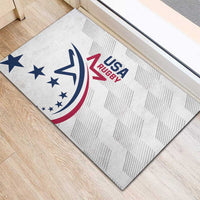 USA 2024 Rugby Rubber Doormat Soar Like an Eagle White Version - Wonder Print Shop