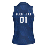 USA 2024 Rugby Women Sleeveless Polo Shirt Soar Like an Eagle Blue Version - Wonder Print Shop