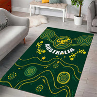 Australia 2024 Rugby Area Rug Go Wallabies - Wonder Print Shop