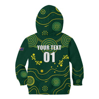 Australia 2024 Rugby Kid Hoodie Go Wallabies - Wonder Print Shop